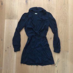 *NEW with Tag* Reformation Navy Wrap Dress, Size 0